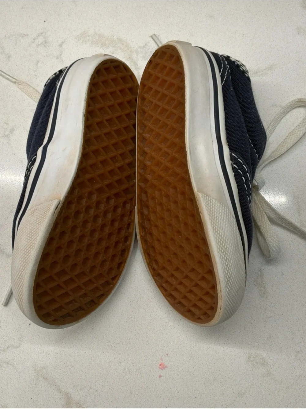 Vans Off the Wall Toddlers 5.5 Blue and White Checker Skater